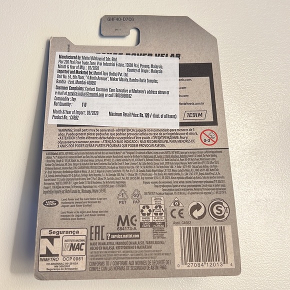 Hot Wheels Range Rover Velar - Picture 3 of 3